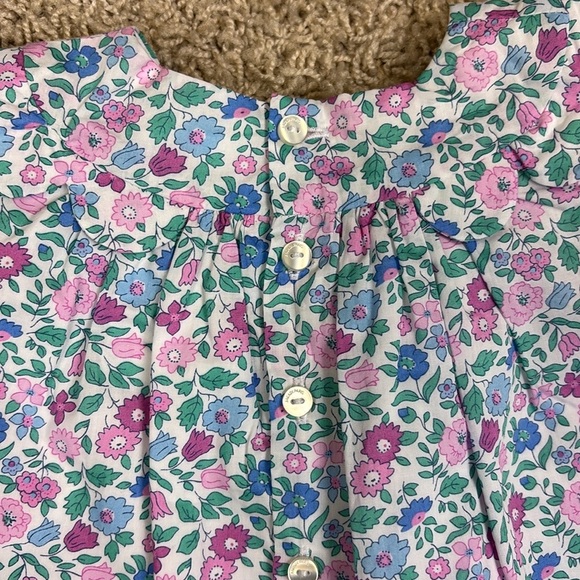 NWT Jacadi Paris liberty fabric floral dress sz 6 months - Picture 7 of 7
